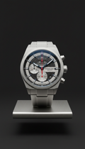 Stainless steel chronograph with sapphire crystal